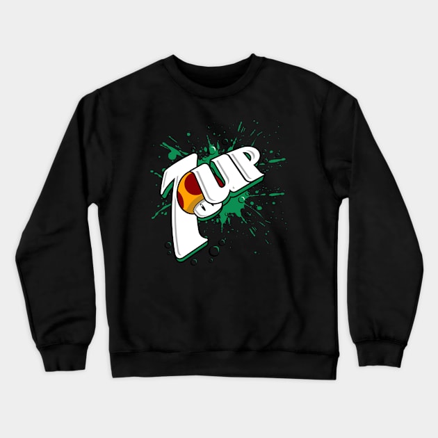 1 up game Crewneck Sweatshirt by Son Dela Cruz